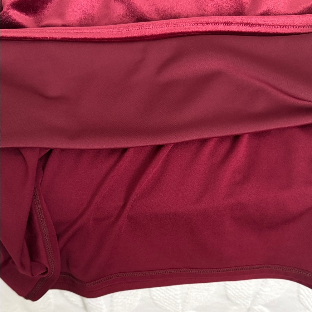 White House Black Market Deep Red Mini Dress - Picture 5 of 6
